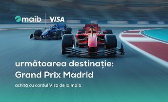 Grand Prix Madrid cu maib și Visa