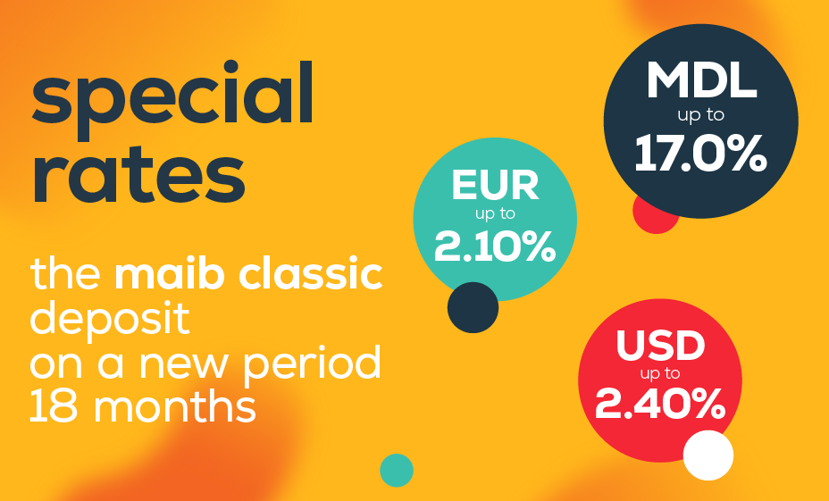 New! Maib launches the maib classic deposit in national and foreign ...