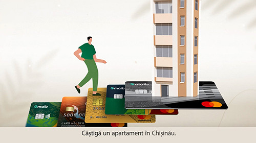 Achită cu cardurile Mastercard și câștigă un apartament în Chișinău!