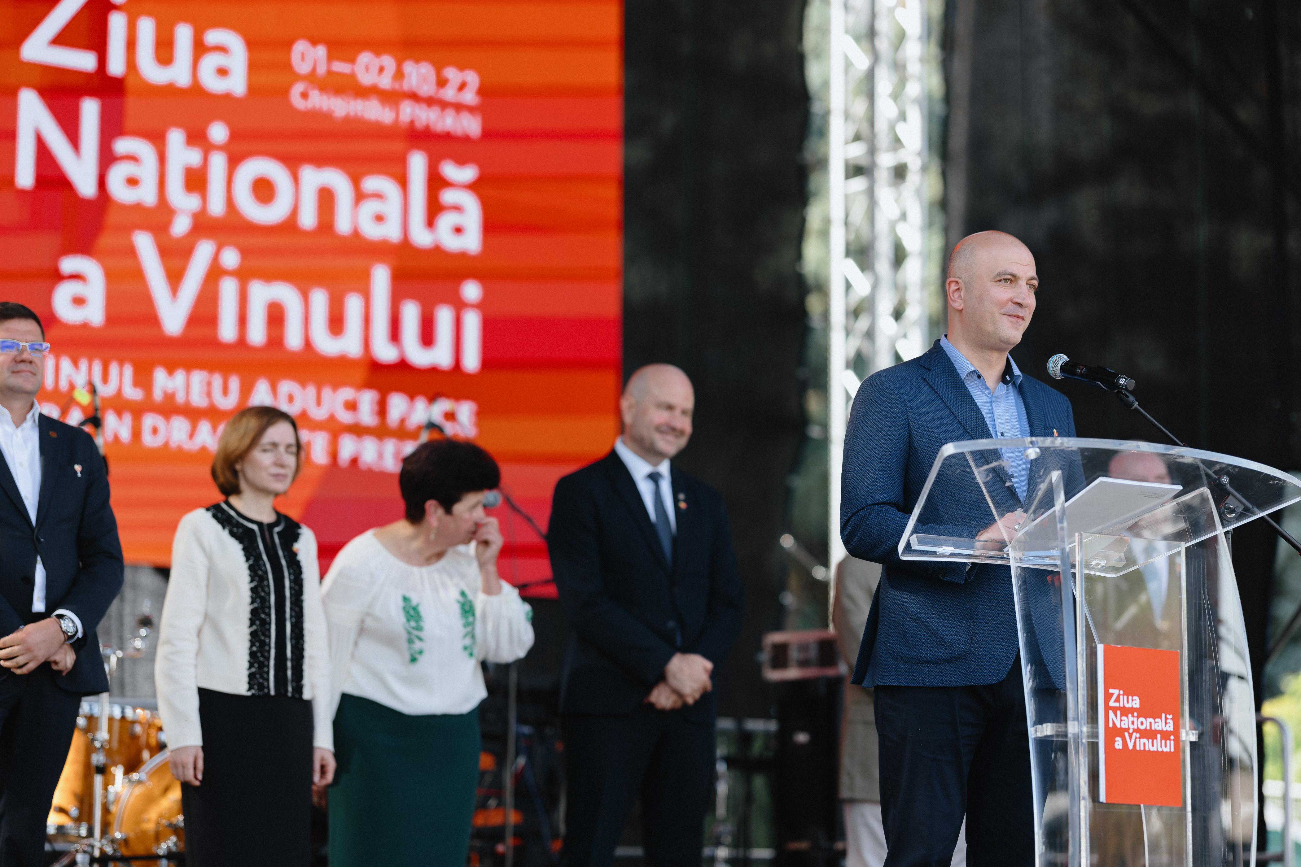 Giorgi Shagidze, Președintele maib, la ceremonia de inaugurare a Zilei Naționale a Vinului