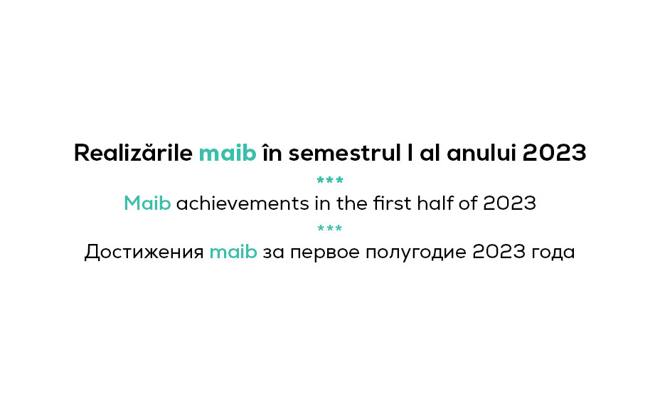 Rezultatele financiare ale maib în semestrul I al anului 2023